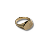 the impression elegant signet - solid gold