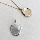 the impression pendant - solid gold