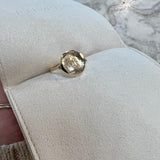 the impression ring - solid gold