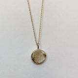 the impression pendant - sterling silver