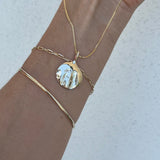 the impression pendant - sterling silver