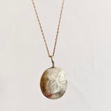 the impression pendant - sterling silver