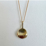 the impression pendant - solid gold