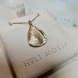 the impression pendant - solid gold