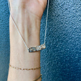the impression bar pendant - solid gold