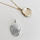 the impression pendant - sterling silver