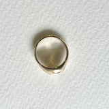 the impression elegant signet - solid gold