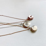 the impression pendant - solid gold