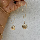 the impression pendant - solid gold