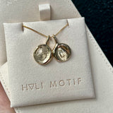 the impression pendant - solid gold