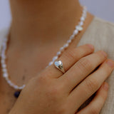 the impression elegant signet - solid gold