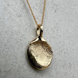the impression pendant - sterling silver
