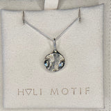 the impression pendant - sterling silver