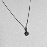 little initial - sterling silver