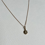 little initial - solid gold
