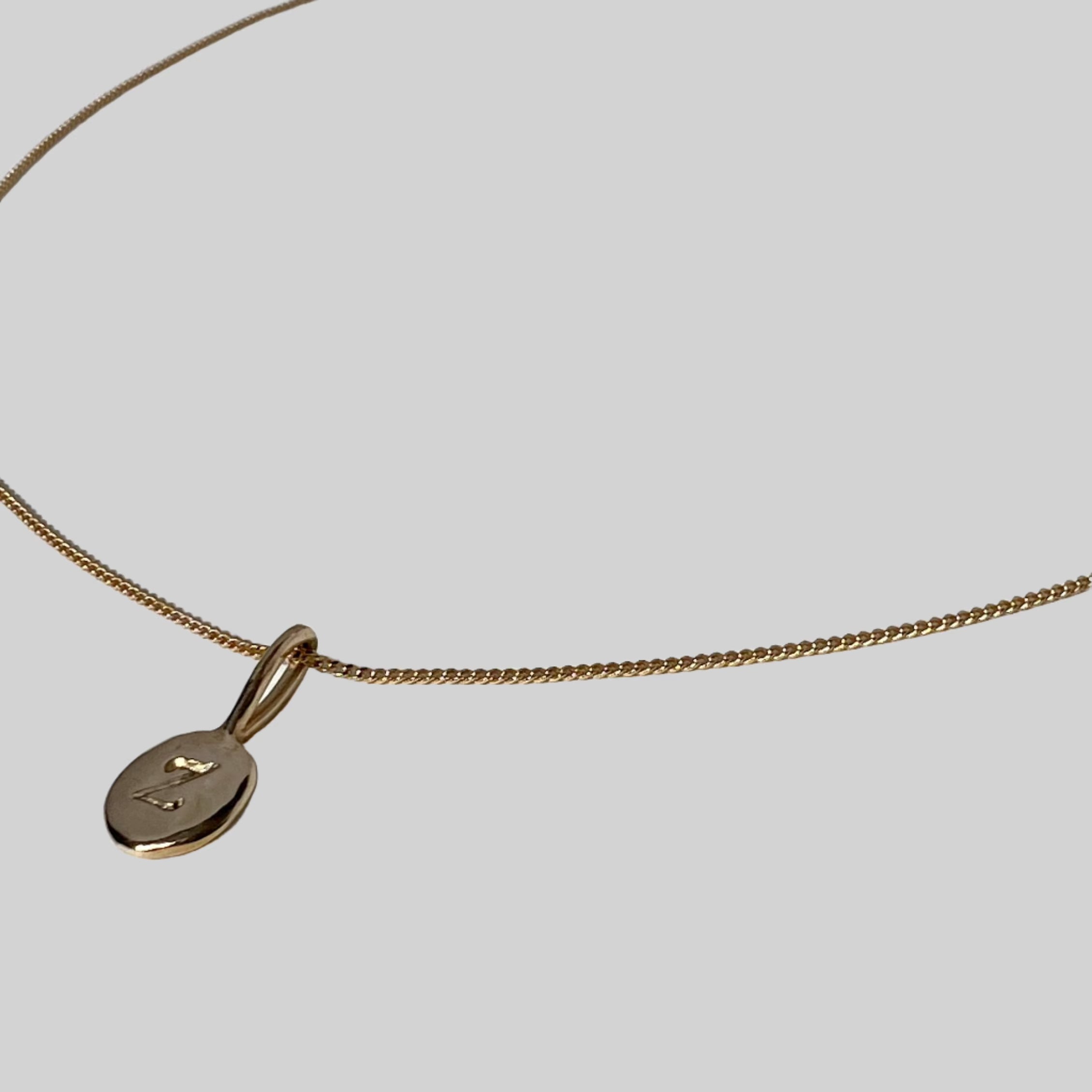 Personalised Initial Jewellery Australia Solid Gold HALI MOTIF