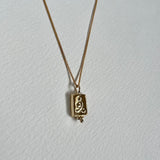 the mother pendant - solid gold