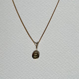 little initial - solid gold