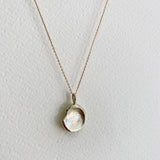 the impression pendant - solid gold