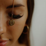 the moon visage pendant - sterling silver