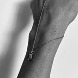 the crescent moon pendant - sterling silver