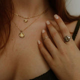 the aries zodiac pendant - sterling silver