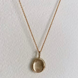 the impression pendant - sterling silver