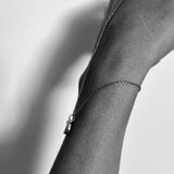 the crescent moon pendant - sterling silver