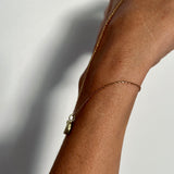 the crescent moon pendant - solid gold