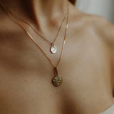 the moon visage pendant - sterling silver