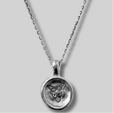 the capricorn zodiac pendant - sterling silver