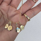 little initial - sterling silver