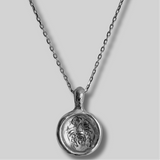 the scorpio zodiac pendant - sterling silver