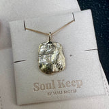 the impression pendant - sterling silver