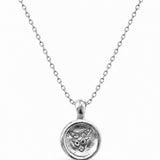 the capricorn zodiac pendant - sterling silver