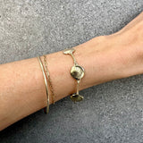 the impression elegant bracelet - solid gold