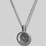 the virgo zodiac pendant - sterling silver