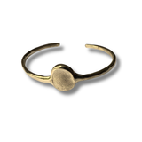 the impression cuff - solid gold
