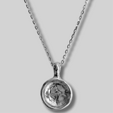 the sagittarius zodiac pendant - sterling silver