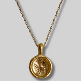 the scorpio zodiac pendant - solid gold