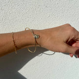 the impression bangle - solid gold