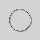 the unadorned bangle - sterling silver