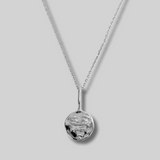 the moon visage pendant - sterling silver