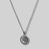 the gemini zodiac pendant - sterling silver