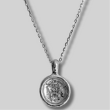 the pisces zodiac pendant - sterling silver