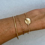the impression elegant bracelet - solid gold
