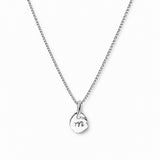 formed initial - sterling silver