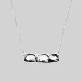 the impression bar pendant - sterling silver