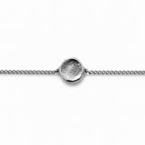 pulsera elegante la impresión - plata de ley