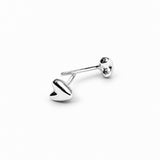the little heart stud - sterling silver